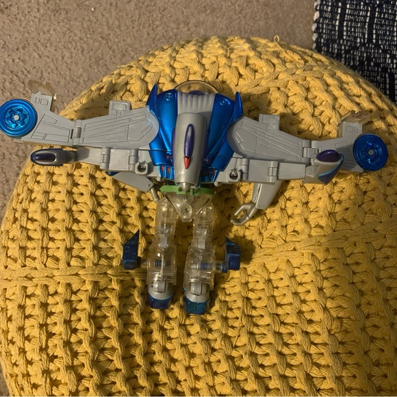 Buzz Lightyear Metal Morphers Pixar Toy Story 2 Clear Vintage - Picture 2 of 5